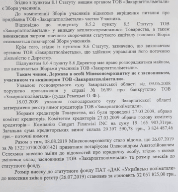 Шахраї вкрали державне підприємство "Закарпатполіметали", – ЗМІ – 03