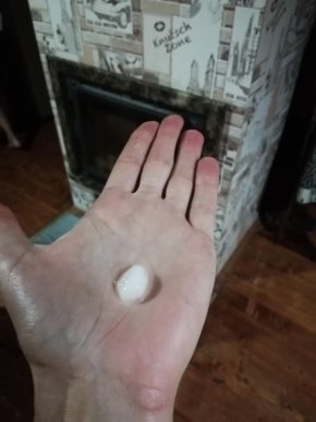 У закарпатському селі випав град – 02