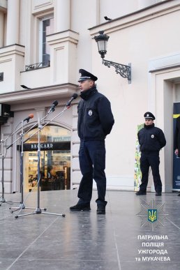 В Ужгороді відзначили першу річницю створення патрульної поліції – 11