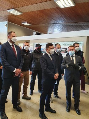 Глава держави приїхав на КПП "Тиса" – 01 Глава держави приїхав на КПП "Тиса" – 01