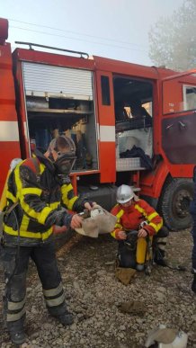 У Хусті горів житловий будинок – 02 У Хусті горів житловий будинок – 02