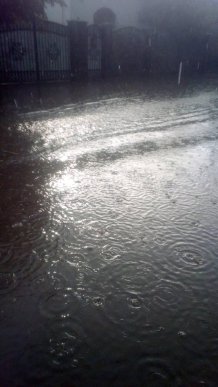 В Ужгороді потужний дощ з градом перетворив вулиці на ріки – 02