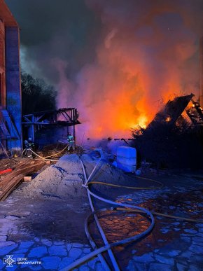 13 рятувальників гасили пожежу на Ужгородщині – 01