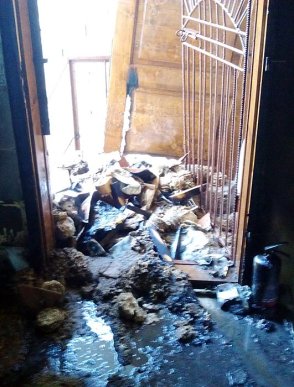 В Іршаві загорівся магазин – 03