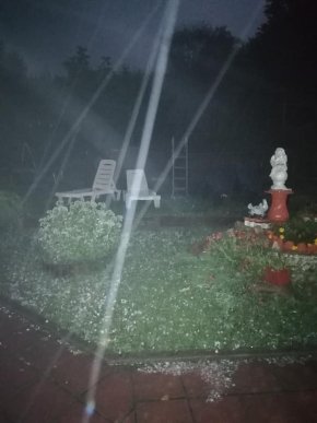 У закарпатському селі випав град – 03