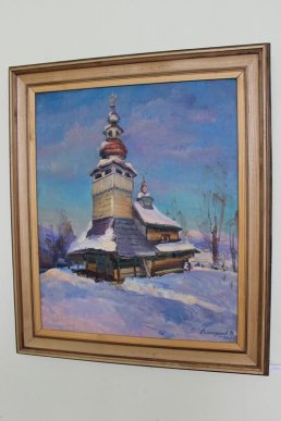 В Ужгороді відкрили унікальну виставку картин дерев’яних храмів Закарпаття – 01