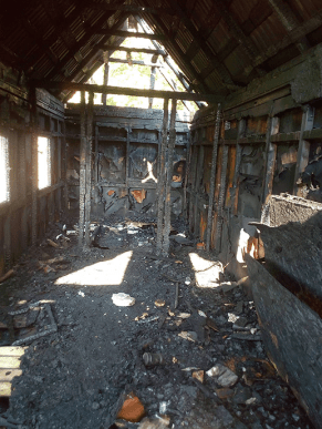 На Закарпатті невідомі підпалили храм – 01