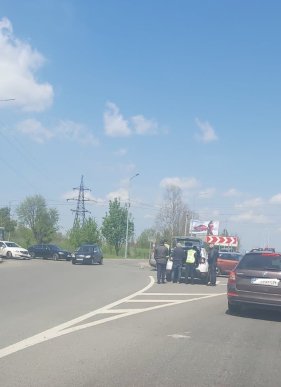 На одній із кільцевих розв’язок у Мукачеві сталась ДТП – 01