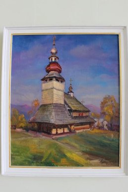 В Ужгороді відкрили унікальну виставку картин дерев’яних храмів Закарпаття – 04