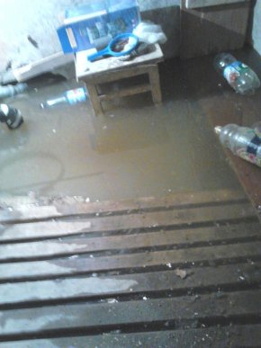 Негода на Перечинщині: у Зарічеві через сильні зливи підтоплені вулиці – 01