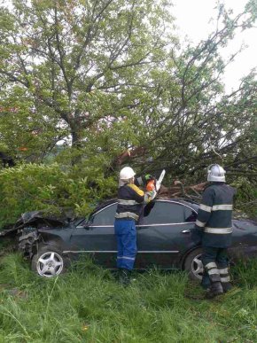Рятувальники розповіли про стан дітей, які вчора потрапили в ДТП на Хустщині – 03