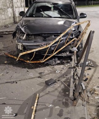 П’яний водій скоїв аварію у Мукачеві – 01