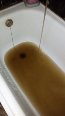 У домівках деяких мукачівців із кранів текла коричнева вода – 01