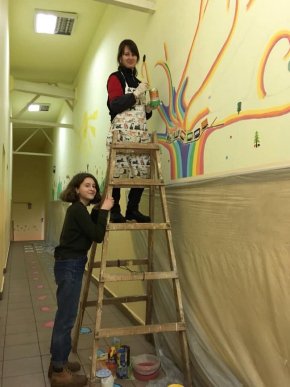 В одній зі шкіл Мукачева для першокласників облаштували казкові коридори – 04