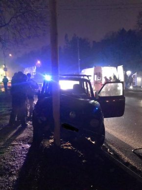 Пізно ввечері в Ужгороді сталася аварія – 03