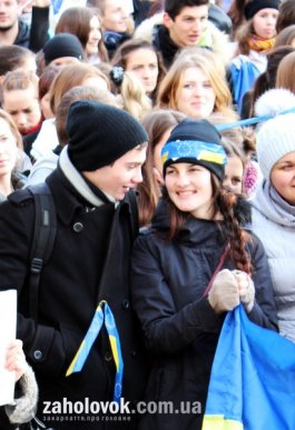 В Ужгороді студенти влаштували ЄвроМайдан (ФОТО) – 13