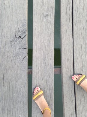 Ужгородці скаржаться на аварійний стан пішохідного мосту, який веде до Боздошського парку – 04