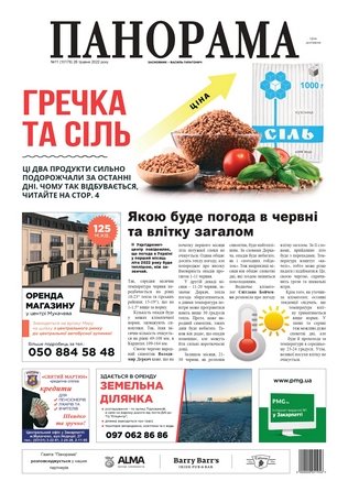 Газета панорама №11 (2022)