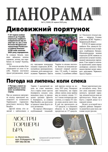 Газета «Панорама», № 13 Газета «Панорама», № 13