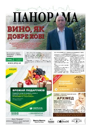 Газета панорама №33 (2016)