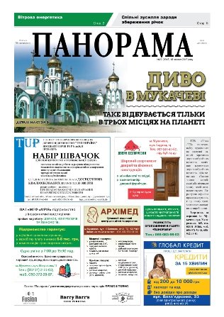 Газета панорама №22 (2017)