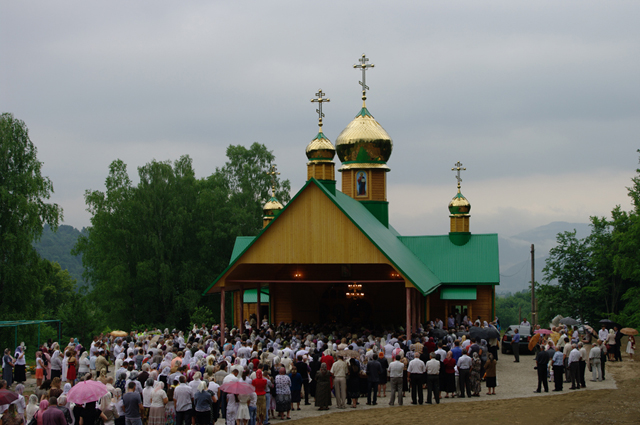 На Іршавщині зведено новий храм (ВІДЕО) На Іршавщині зведено новий храм (ВІДЕО)