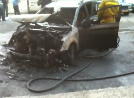 Активісту "Дорожнього контролю" сьогодні зранку підпалили автомобіль (ВІДЕО)