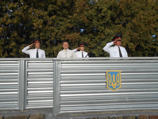 У Мукачеві в 128-й окремій гірсько-піхотній бригаді відбулося урочисте підняття Державного Прапору України (ФОТО)