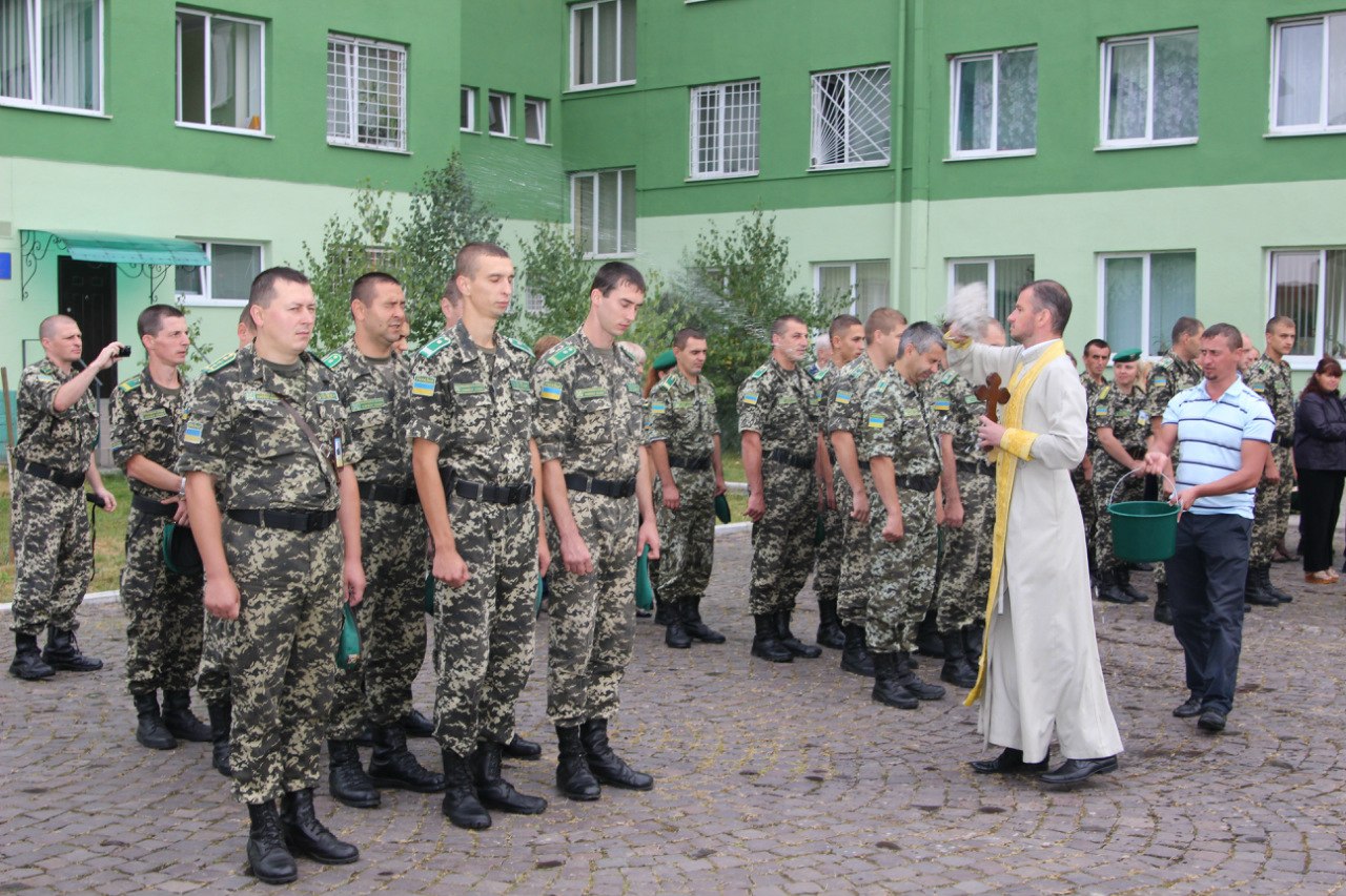 На території Мукачівського прикордонного загону відбувся молебень за збереження життя та здоров’я прикордонників