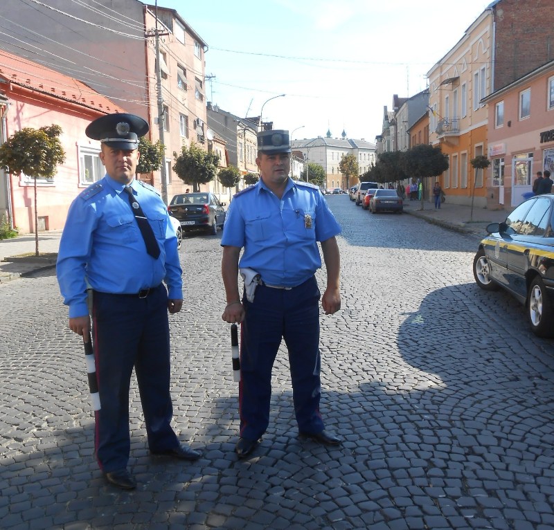 Працівники міліції забезпечували громадський порядок з нагоди Європейського тижня мобільності в Мукачеві