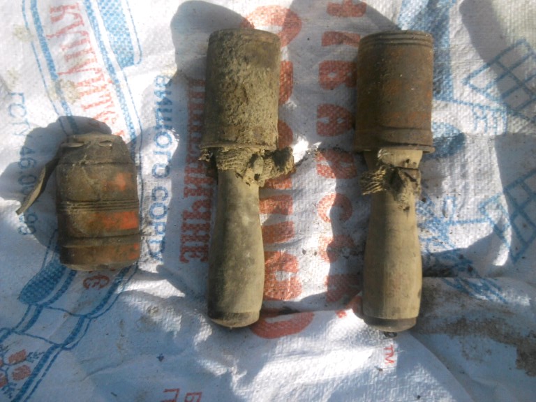 В одному із сіл Мукачівського району виявили та знешкодили три гранати