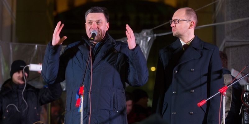 Олег Тягнибок не виключає штурму Євромайдану о першій ночі Олег Тягнибок не виключає штурму Євромайдану о першій ночі