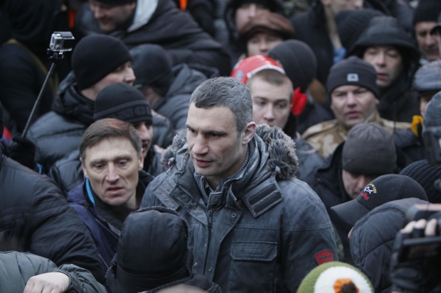 Автомайдан визначився з єдиним лідером супротиву в особі Віталія Кличка (ФОТОФАКТ) Автомайдан визначився з єдиним лідером супротиву в особі Віталія Кличка (ФОТОФАКТ)