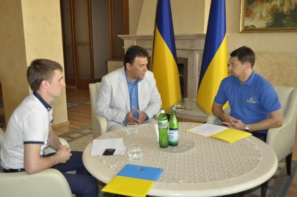 На Закарпаття завітав заступник міністра молоді та спорту України На Закарпаття завітав заступник міністра молоді та спорту України