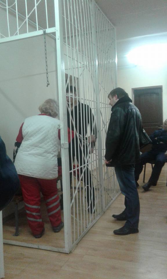 "Хорвата" знову привезли до зали судового засідання "Хорвата" знову привезли до зали судового засідання