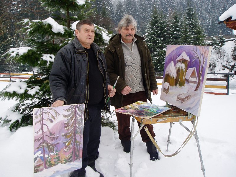 Знані художники з’їхалися до Синевира, щоб увіковічнити на своїх картинах красу Закарпаття Знані художники з’їхалися до Синевира, щоб увіковічнити на своїх картинах красу Закарпаття