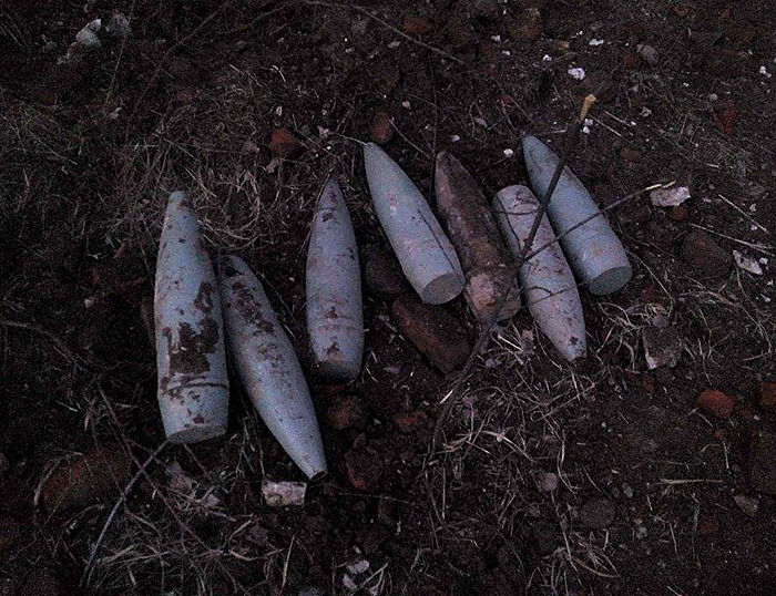 На Перечинщині знайшли 45 одиниць снарядів та гранат На Перечинщині знайшли 45 одиниць снарядів та гранат