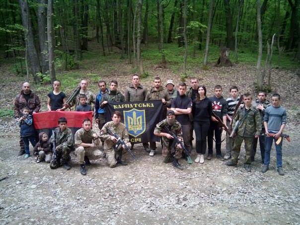 У лісах Ужгородщини карпатські січовики провели вишкіл пам’яті Максима Чайки У лісах Ужгородщини карпатські січовики провели вишкіл пам’яті Максима Чайки