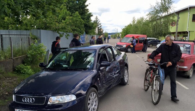 У Виноградові сталась потрійна ДТП У Виноградові сталась потрійна ДТП