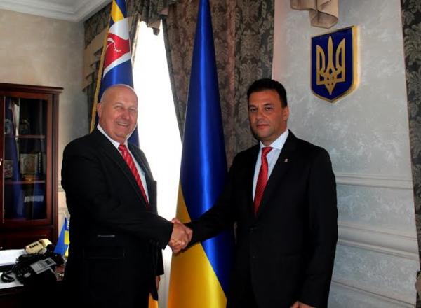 На Закарпатті побував гетьман Устецького краю Чехії На Закарпатті побував гетьман Устецького краю Чехії