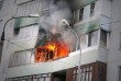 По вулиці Минайській в Ужгороді горить одна із квартир на 5-ту поверсі По вулиці Минайській в Ужгороді горить одна із квартир на 5-ту поверсі