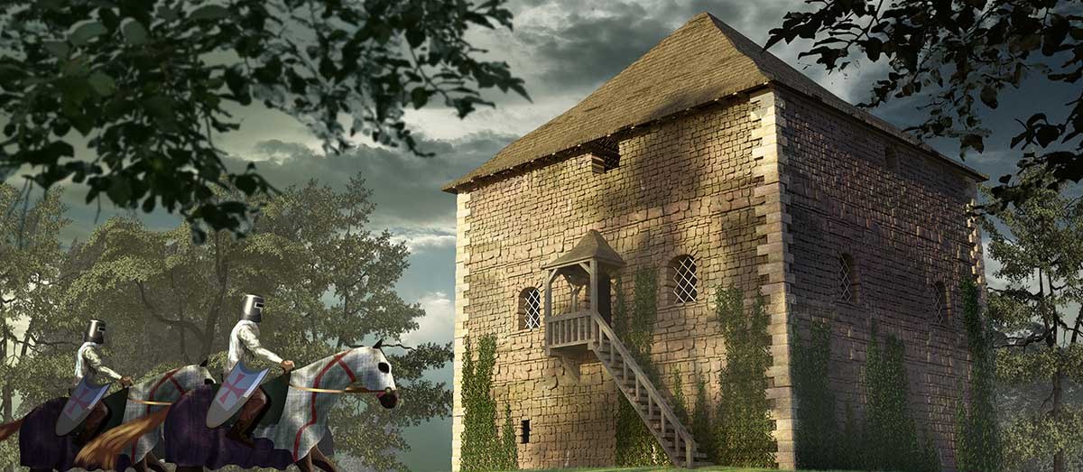 У мережі з’явилась 3D-реконструкція Середнянського замку