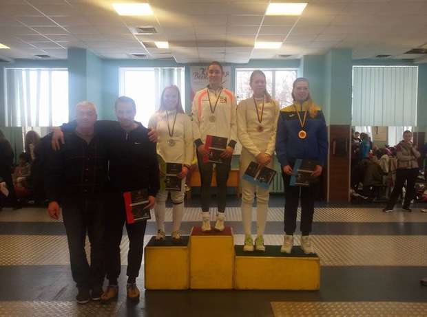 Закарпатка Дарія Варфоломеєва стала чемпіонкою України з фехтування Закарпатка Дарія Варфоломеєва стала чемпіонкою України з фехтування