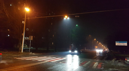 В Ужгороді завершать роботи з освітлення на "переході смерті" на вулиці Минайській