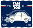 В Туріні була представлена пам’ятна марка, присвячена Fiat 500 В Туріні була представлена пам’ятна марка, присвячена Fiat 500