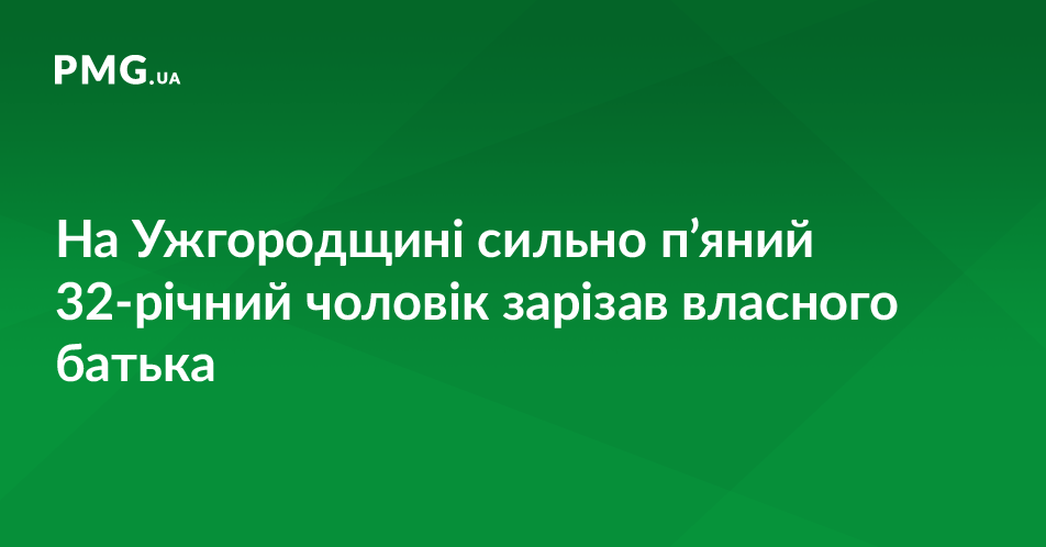 Суд визначив термін ув’язнення для чоловіка, який п’яним вбив рідного батька Суд визначив термін ув’язнення для чоловіка, який п’яним вбив рідного батька