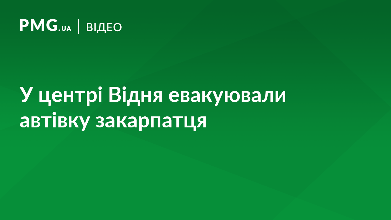 У центрі Відня евакуювали автомобіль із закарпатськими номерами, – соцмережі У центрі Відня евакуювали автомобіль із закарпатськими номерами, – соцмережі