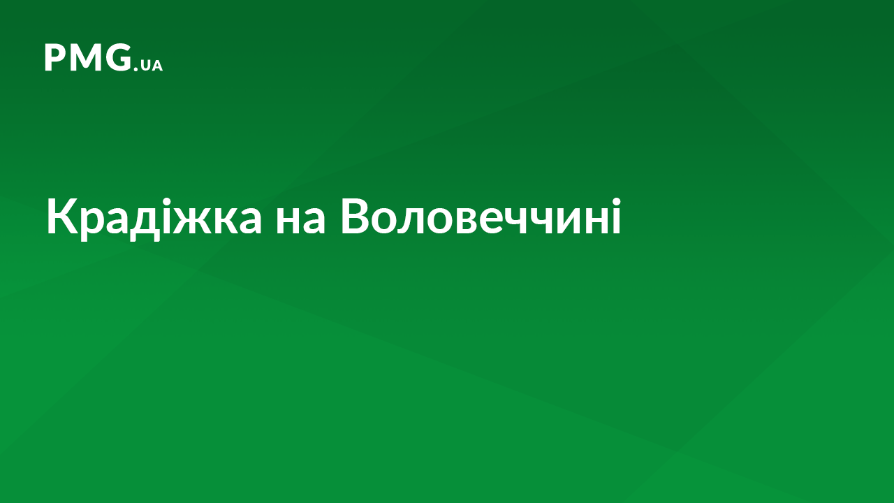 На Воловеччині поліцейські розкрили крадіжку На Воловеччині поліцейські розкрили крадіжку