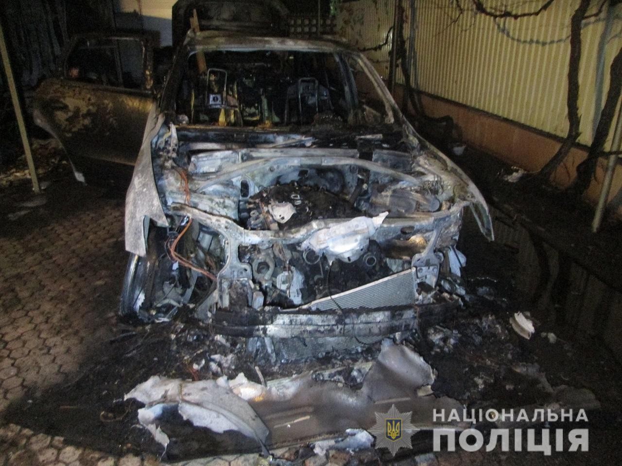 В одному з дворів Ужгороді вночі підпалили дві машини В Ужгороді на вулиці Філатова вночі підпалили дві машини – Vоlkswagen Тouаreg і Audi Q7