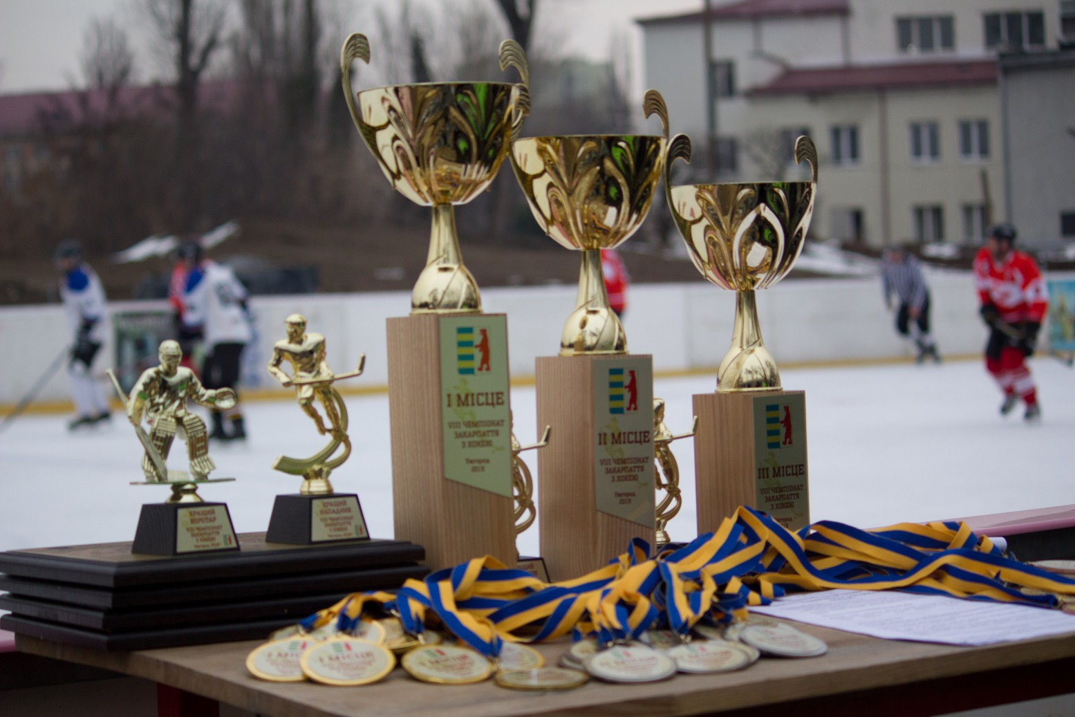 Визначено чемпіона Закарпаття з хокею "Ужгородські вовки" – чемпіони Закарпаття з хокею